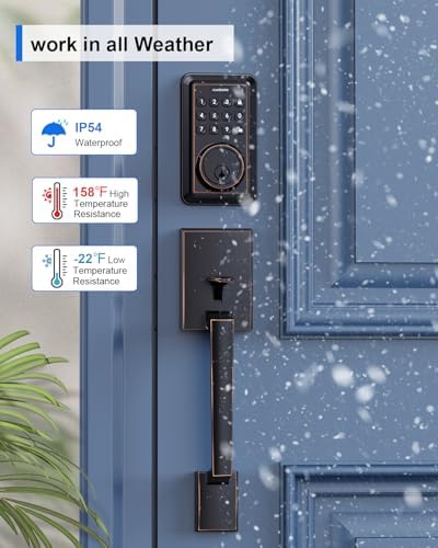 Secure Keyless Door Deadbolt Set