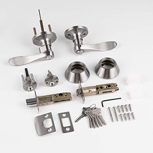 Probrico Wave Style Entry Door Handle Set