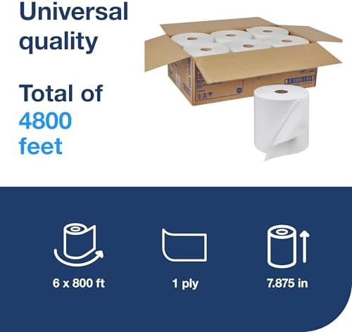Eco-Friendly Universal Hand Towel Roll 6 Rolls H21 Compatible