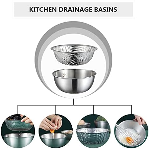 Hemoton 2-Piece Salad Mixing Bowl Set