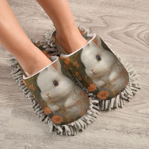 Stylish Microfiber Cleaning Slippers for MenWomen