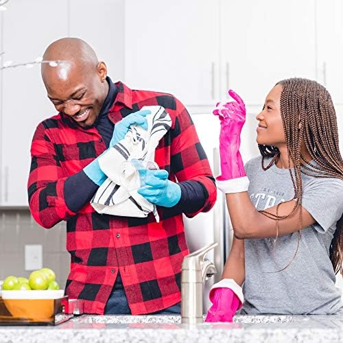Reusable Cleaning Gloves Easy to Clean Anti-Microbial Small 3Pack Set