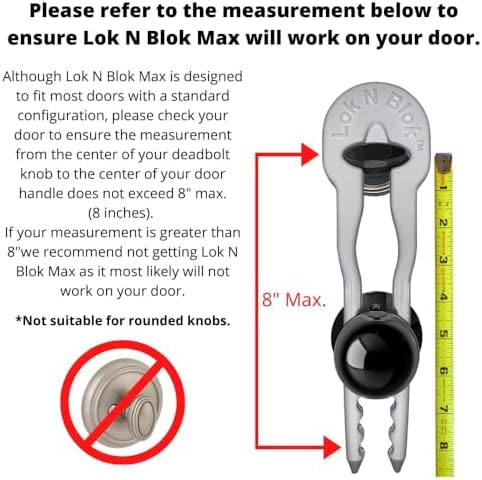 Lok N Blok Max Deadbolt Mistake Proof Lock