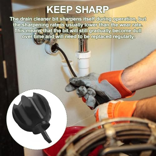 Drain Cleaner Cutter Heads 1-12 Inch Clog Chopper Multi Function Cutting Tool