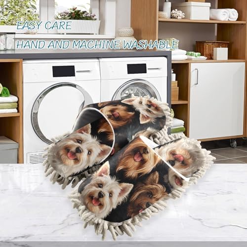FLildon Microfiber Slippers for Cleaning Floors