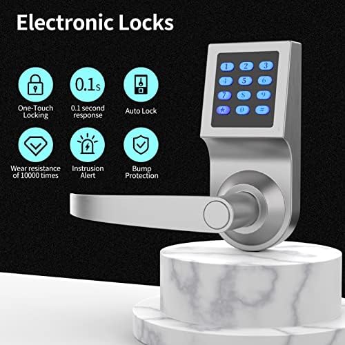 Front Door Keyless Lock with Handle