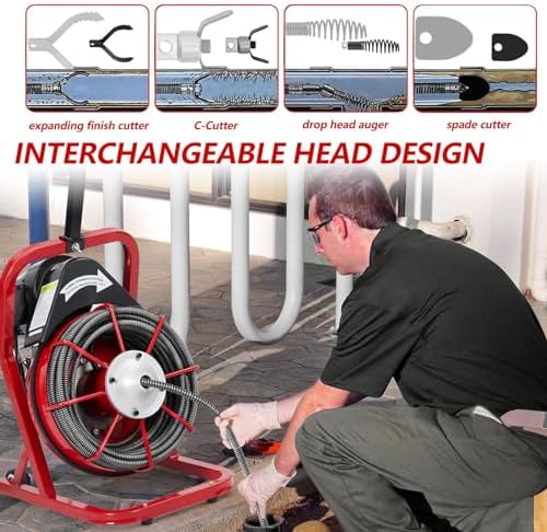 EUKER Electric Drain Auger X-FastGuardian DrainedElectric Albuquerque4-Cutter Advanced