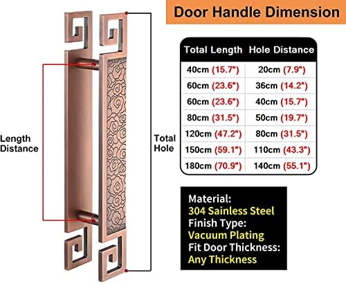 Sturdy Durable Antique-Cloud Door Handle Set