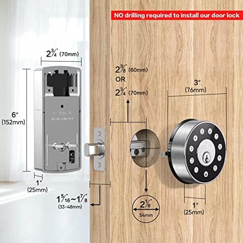 Sifely Smart Door Lock Entry