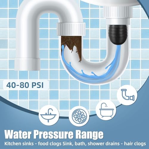 Get Unstuck with Teodute 3-Pack Leak-Proof Drain Cleaning Kit