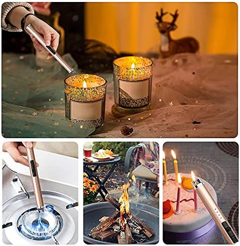 Safe Rechargeable Electric Candle Latter with LED Display for BBQ Fireworks