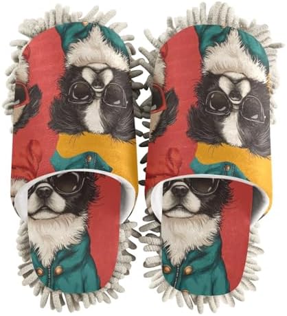 Microfiber Cleaning Slippers Soft Floor Mops for MenWomen