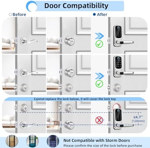 Smart Door Lock with Handle