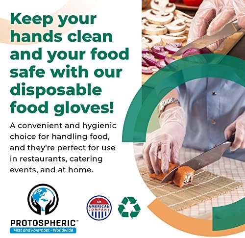 Protospheric Disposable Gloves for Food Prep