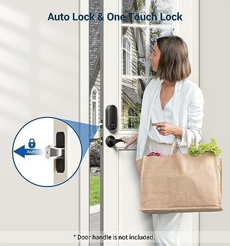 Veise Keyless Entry Door Lock Matte Black