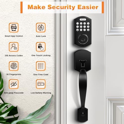 Probrico Smart Keyless Entry Door Lock Deadbolt