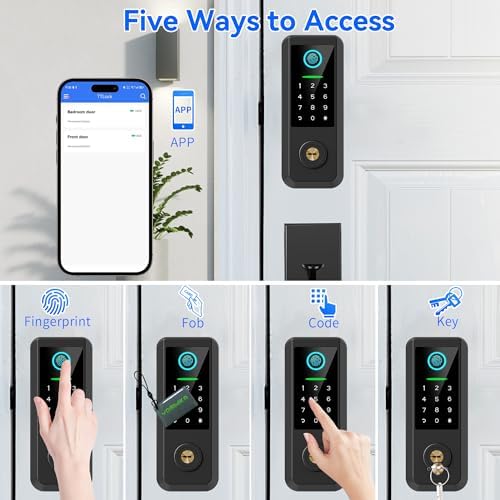 Fingerprint Keypad Door Lock Set