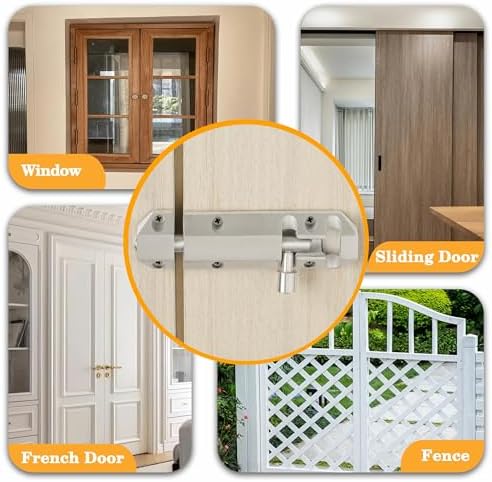 Durable 4-inch Barrel Bolt Latch for Your Home or Barn