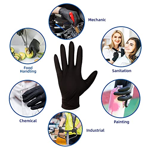 KKD Nitrile Gloves Latex-Free Powder-Free 100 Count Large Size