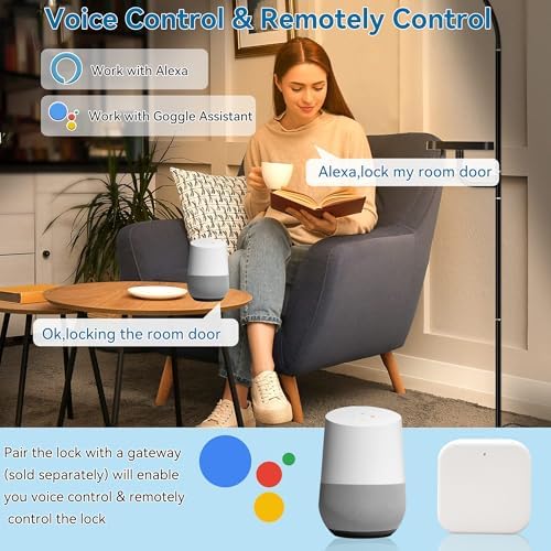 Harfo Fingerprint Smart Door Lock with Handle Set