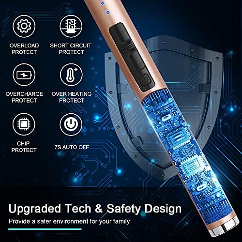 Safe Rechargeable Electric Candle Latter with LED Display for BBQ Fireworks
