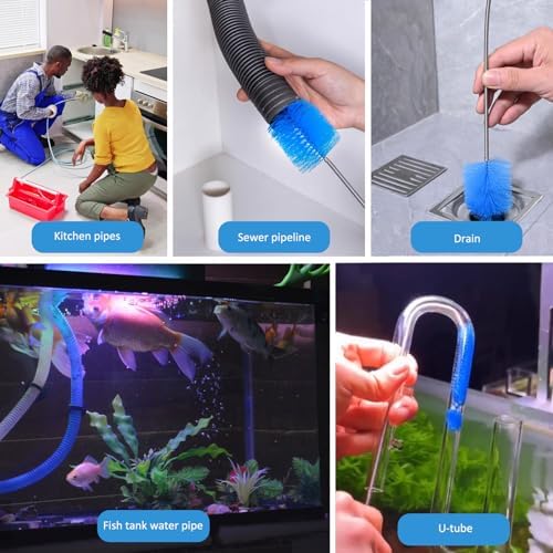 Eidsefe Flexible Drain Brush Set