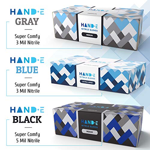 Hand-E Touch Blue Nitrile Gloves Dependable for Every Job