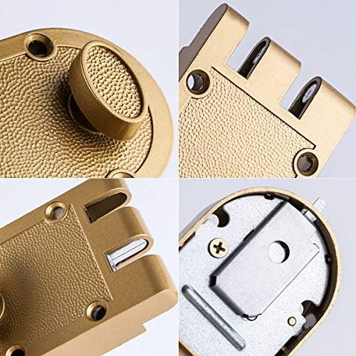 Guard Security Heavy Duty Jimmy Proof Deadbolt with Gold Finish