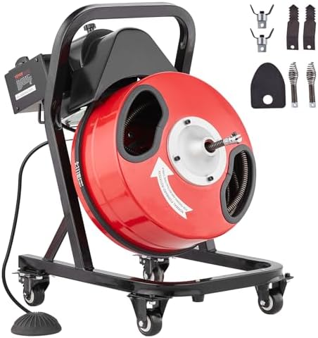Effortless 50FT Seeker Drainer Move Smoothly Through Sewer Clogs
