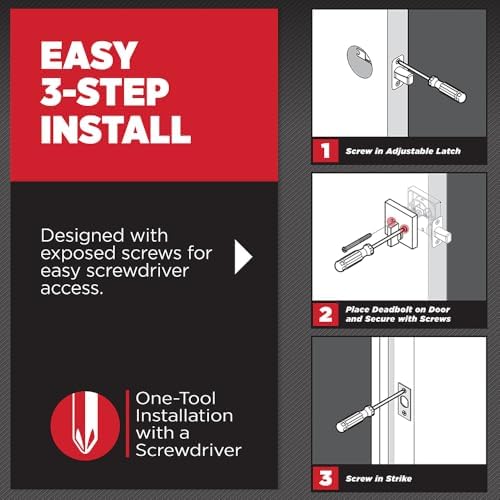 Kwikset San Clemente Deadbolt Lock Matte Black
