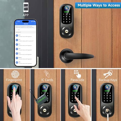 YOSIMIKA APP Control Front Door Lock Set