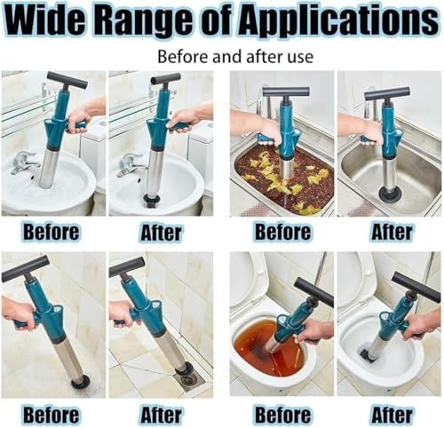 Pneumatic Floor Drain Unclogger Tool