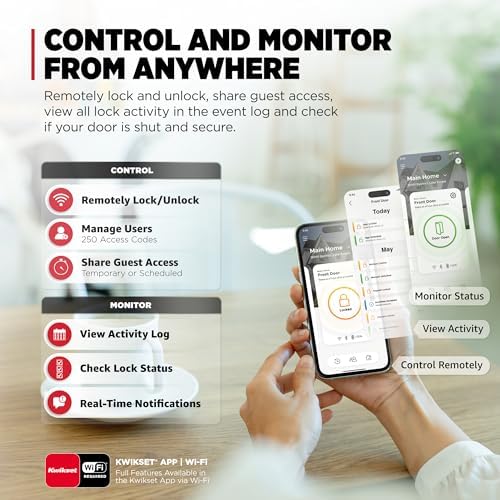 Kwikset Halo Select Smart Keyless Entry Door Lock with Wi-Fi