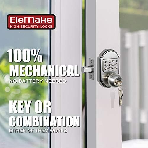 Secure Entry Keyless Keypad with Stainless Steel Security