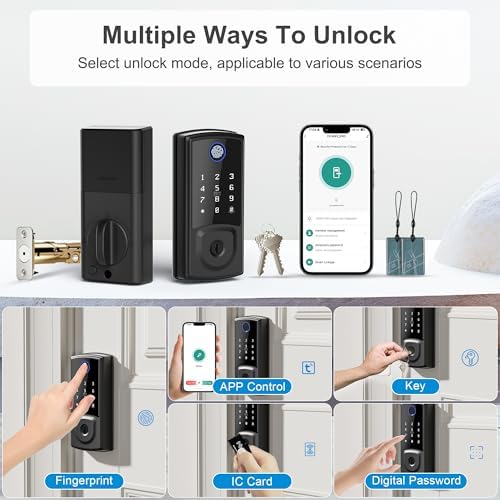 Smart Fingerprint Door Lock with Remote Control 247 Support