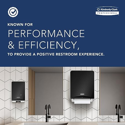 Sanitouch Hard Roll Paper Towel Dispenser Hands-Free Pull Dispensing SmokeBlack