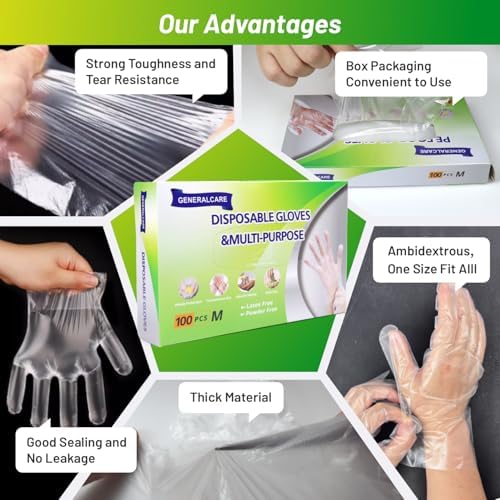 GeneralCare Disposable TPE Gloves