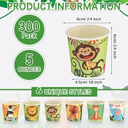 Amyhill Animal 5oz Cups