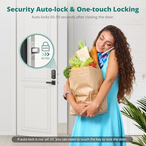Finger-Print Keypad Front Door Lock Bio-Secure Door Lock Set