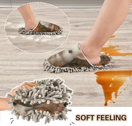 Stylish Microfiber Cleaning Slippers for MenWomen