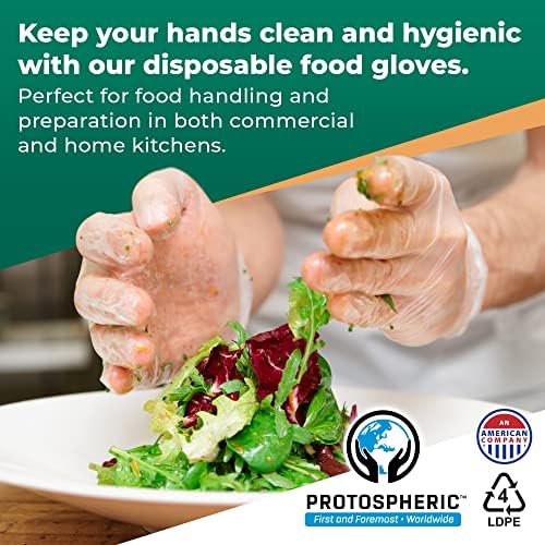 Protospheric Disposable Gloves for Food Prep