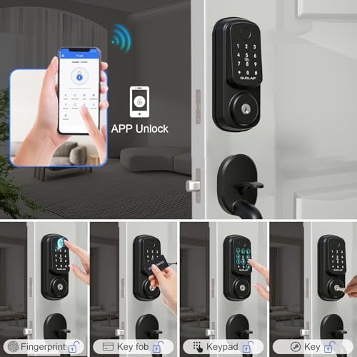 Smart Keyless Entry Door Lock Set with Alexa Integration