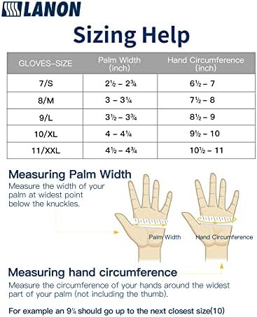 LANON 6-mil Nitrile Gloves Food-Safe Heavy-Duty