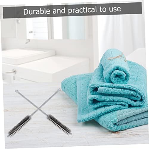 Stainless Steel Wire Brush Sink Drain_unclog Rust-removing plumbers tool