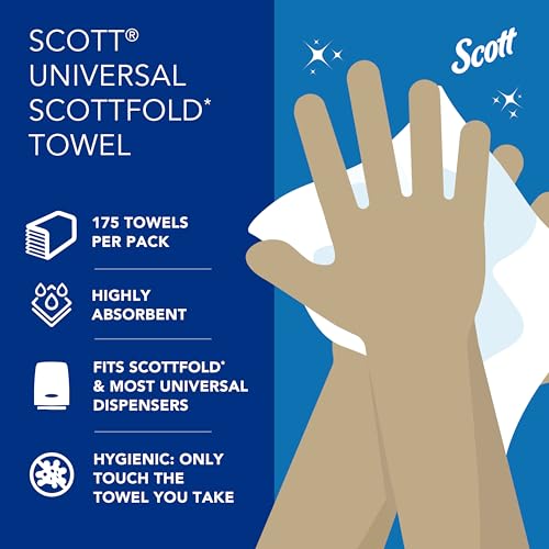 Scott Professional Scottfold Universal Multifold Paper Towels 175Pack White 94x124