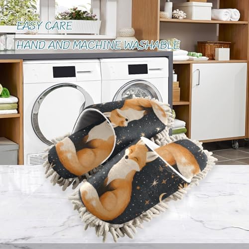 Magic Fox Washable Microfiber Cleaning Slippers
