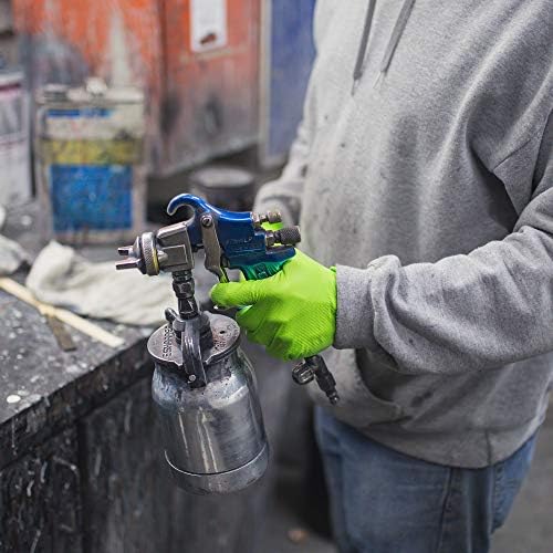 GLOVEWORKS HD Green Nitrile Gloves 8 mil Medium-XXL Mechanic Gloves