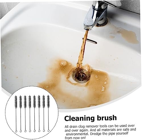 Stainless Steel Wire Brush Sink Drain_unclog Rust-removing plumbers tool