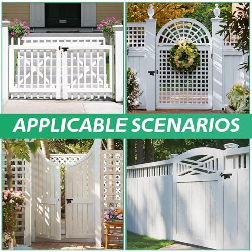 Heavy-Duty Gate Latch for Wooden Fences