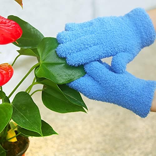 Hoofcleaner Microfiber Plant Dusting Gloves Reusable Leaves Gone Gone